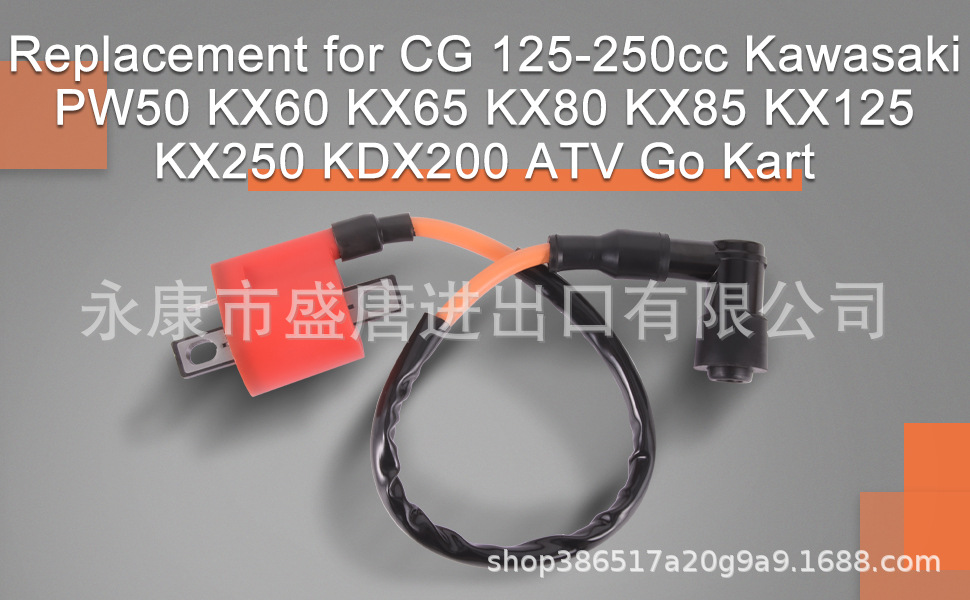 Ignition coil adapted to CG vertical engine 125cc-250cc ATV off-road vehicle Kart