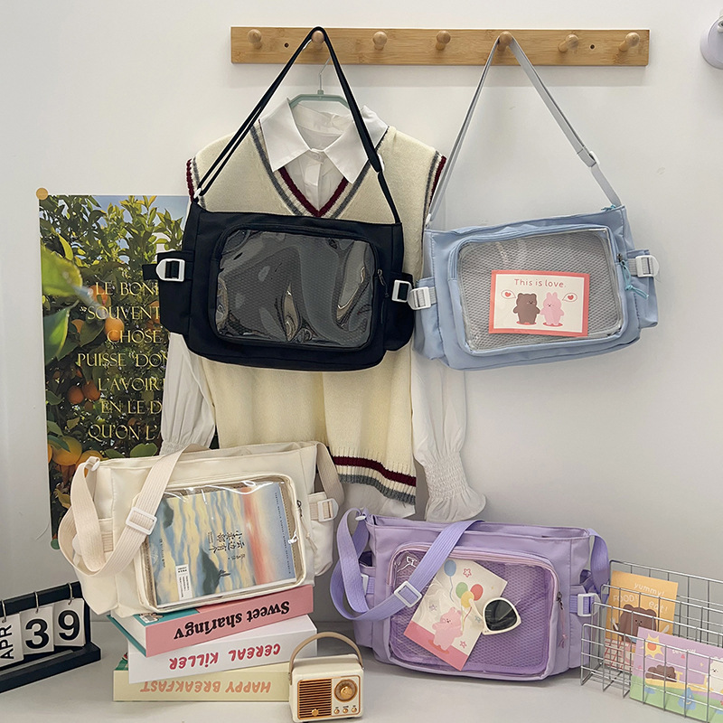 Japón ins bolsas de bebé frescas de dos dimensiones bolsas de dolor de moda bolsas de hombro de moda bolsas de mochila de arte ocio estudiantes