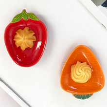 彩色水果造型可爱酱料碟火锅调味碟蘸料小碟子陶瓷手绘碟多用小蝶
