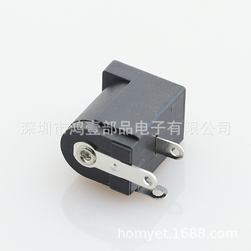 Socket Manufacturer Hongyi Department Supply Dc Socket Pin Core 3.0 Power Socket Dc-005-3.0