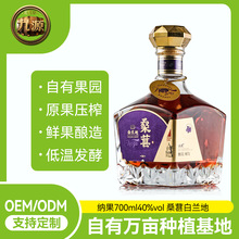 纳果700ml40度洋酒酒水调制酒XO白兰地桑葚白兰鸡尾酒礼盒瓶装