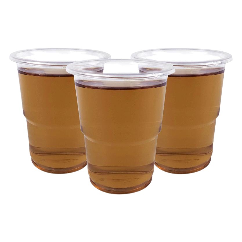 Disposable plastic cup transparent cup tea cup thickened Aviation Cup 1000 food grade household water Cup