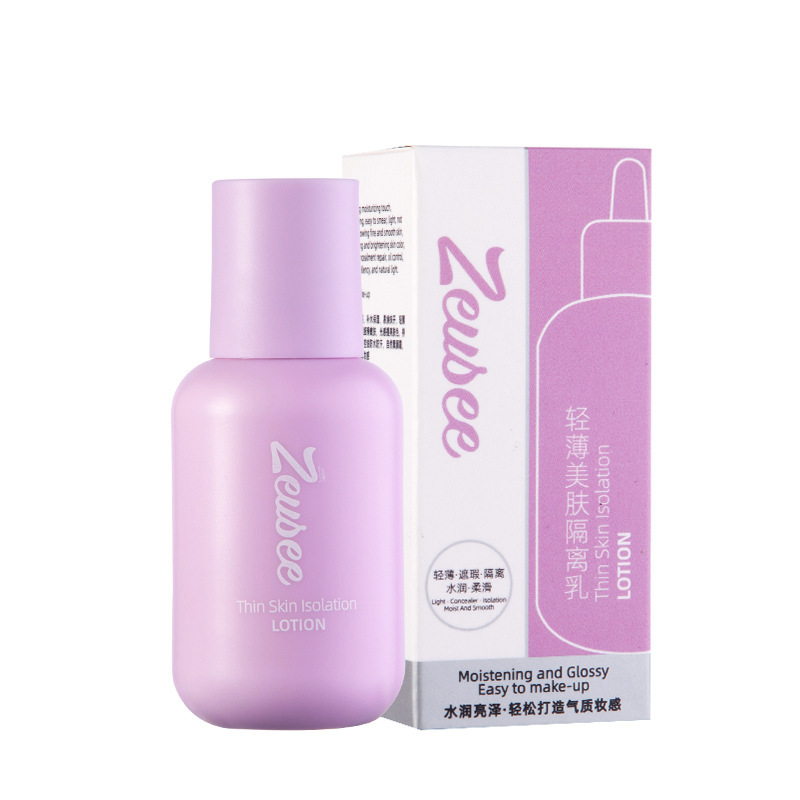 Biberón pequeño Crema aislante de belleza ligera BB Crema base líquida Crema aislante fácil de empujar Crema de maquillaje opcional de cuatro colores