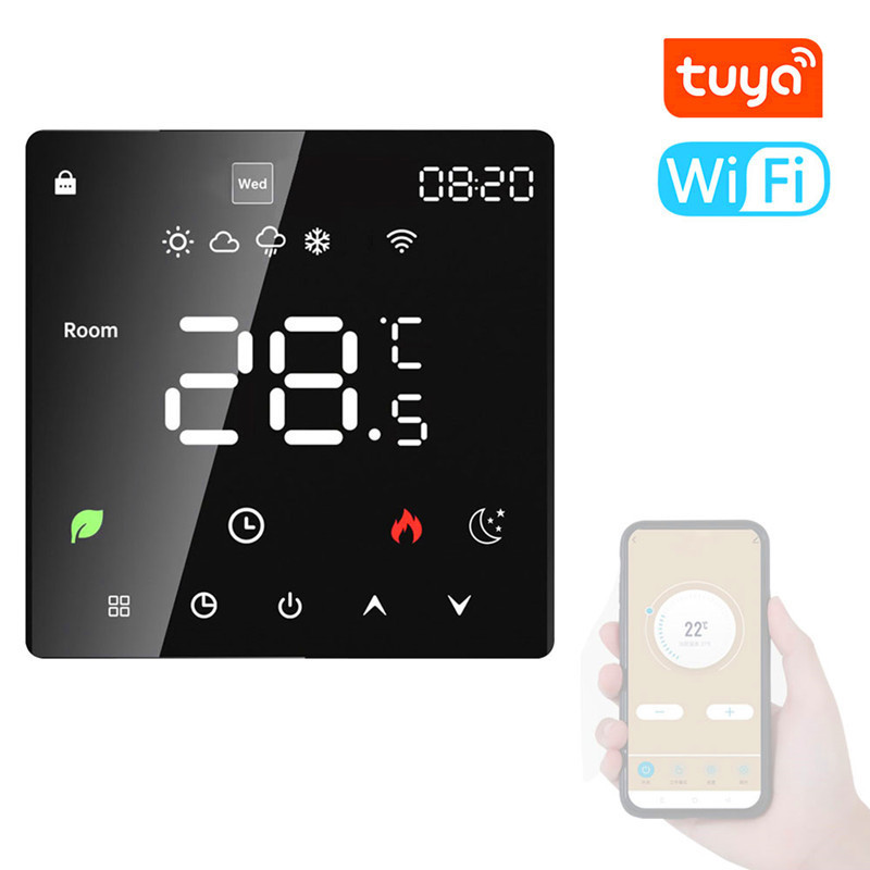Shanghai Heated Floor Temperature Control Electric Floor Heating Thermostat Room Electric Floor Heating Controller 16A Floor Heating Thermostat