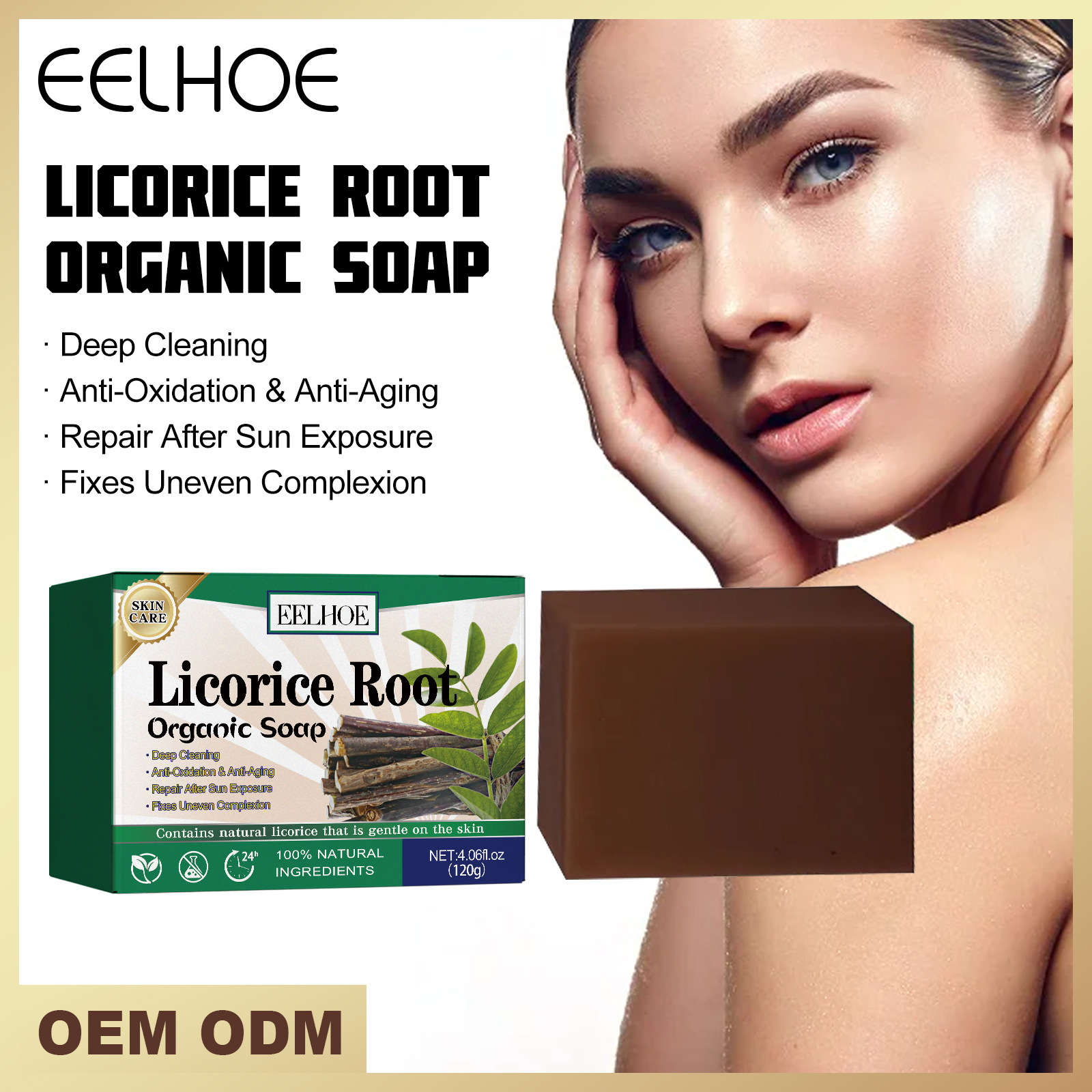 Root Beautiful Licorice Whitening S for Reducing Joint Melanin, Beautifying, Cleaning, and Moisturizing Skin Whitening  _voghion.com