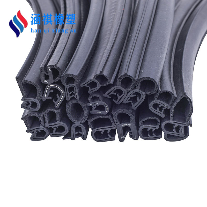 三元乙丙U型带泡钢丝钢带顶泡侧泡密封条 配电箱机柜门密封条