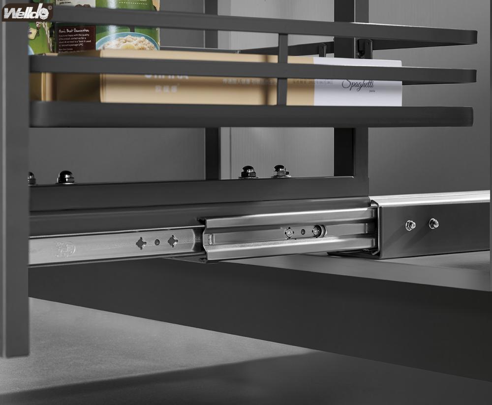 Welldo纬东 厨房高柜多层高深拉篮橱柜抽屉式多层收纳拉篮