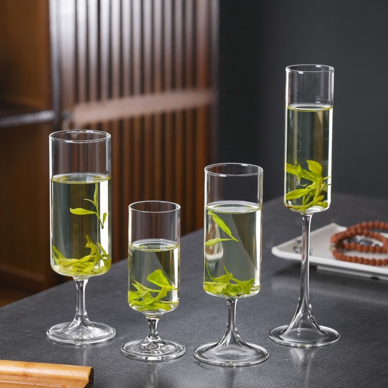 High Borosilicate Glass Green Tea Cup Taiping Houkui Tall Tea Cup Household Tea Maker High Temperature Resistant Red Wine Goblet High Borosilicate Glass Green Tea Cup Taiping Houkui Tall Tea Cup Household Tea Maker High Temperature Resistant Red Wine Goblet
