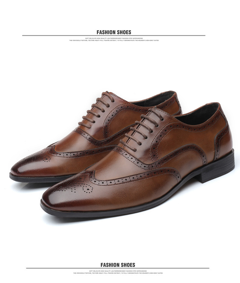 Factory direct supply spring new formal casual men's shoes Oxford Business Men's shoes cross-border for a generation of hair_vogvips.com