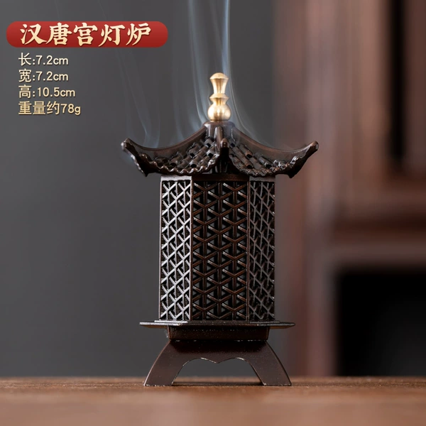 Han and Tang palace lanterns and incense burners [copper color]
