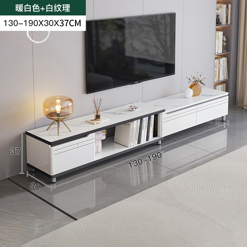Mueble de TV 2025 nuevo estilo moderno y simple apartamento pequeño sala de estar hogar piso a techo mesa de centro combinación de mueble de TV