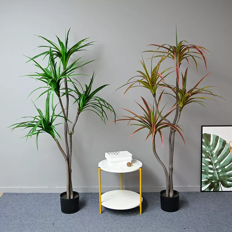 仿真巴西铁树龙血树北欧风家居客厅橱窗装饰大型室内植物落地摆件