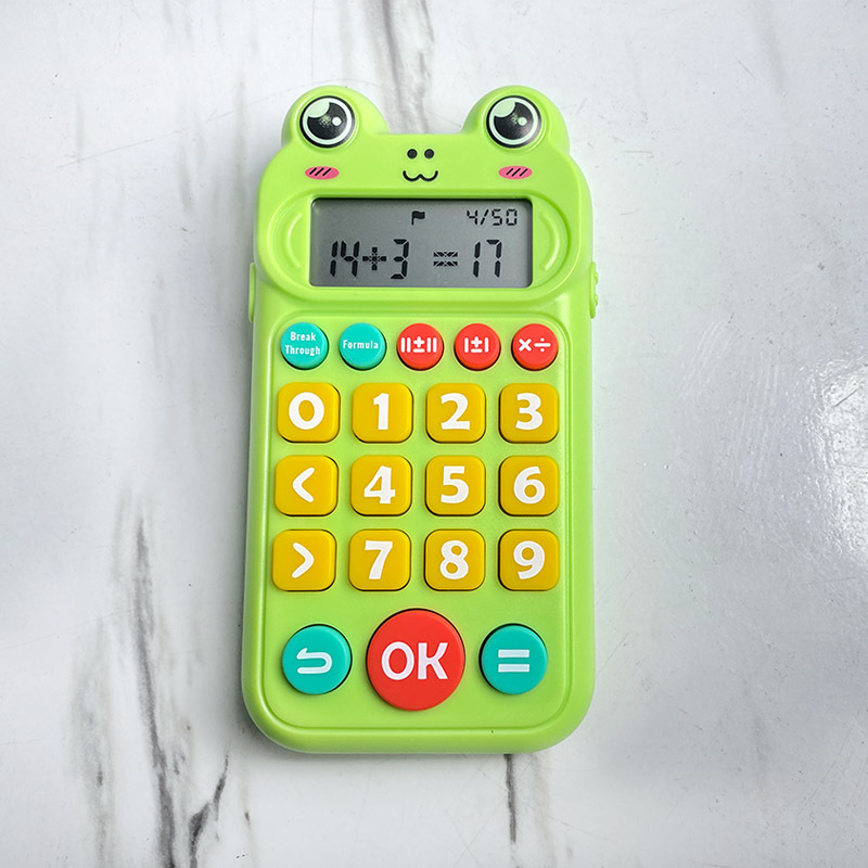 Computadora oral para niños portátil máquina de aprendizaje de educación temprana práctica aritmética estudiante de escuela primaria examen tutorial mini calculadora