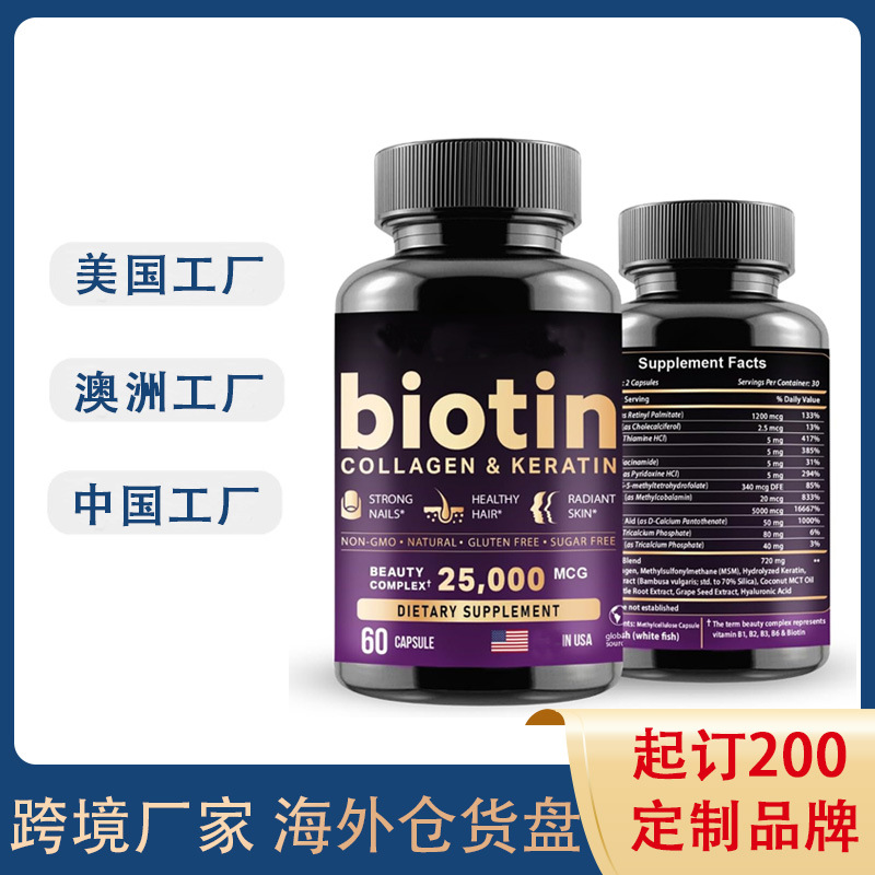 Transparent men's collagen with hyaluronic acid