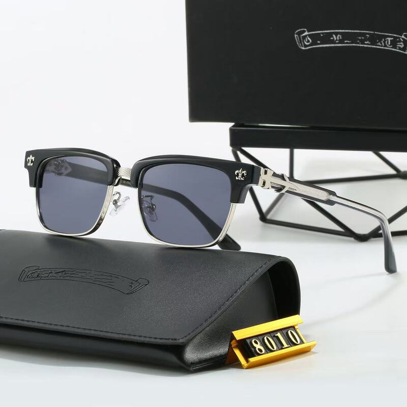 Crowe Core Glasses Frame Women's Trendy Cross Handmade Half-Frame Glasses Frame Myopia Anti-Blue Light Flat Glasses Men's Business