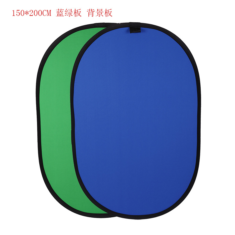 Tela de algodón puro azul y verde imagen de corte tela de corte de imagen de fotografía pantalla verde tela de algodón tiro tablero de fondo 100*150 reflector múltiples tipos