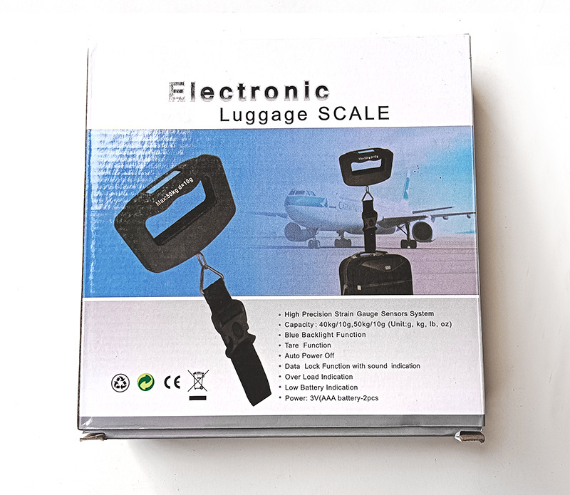 Luggage Scale Mouth-shaped Portable Electronic Scale Large Handle Portable Mini Express Scale 50kg Electronic Scale_voghion.com
