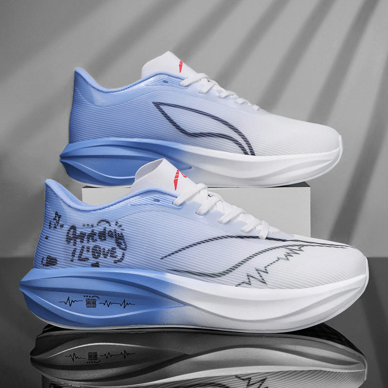 2025 nuevas zapatillas de running transpirables y ligeras de malla para hombres y mujeres, amortiguación, antideslizante, cómodas zapatillas de deporte casuales de moda