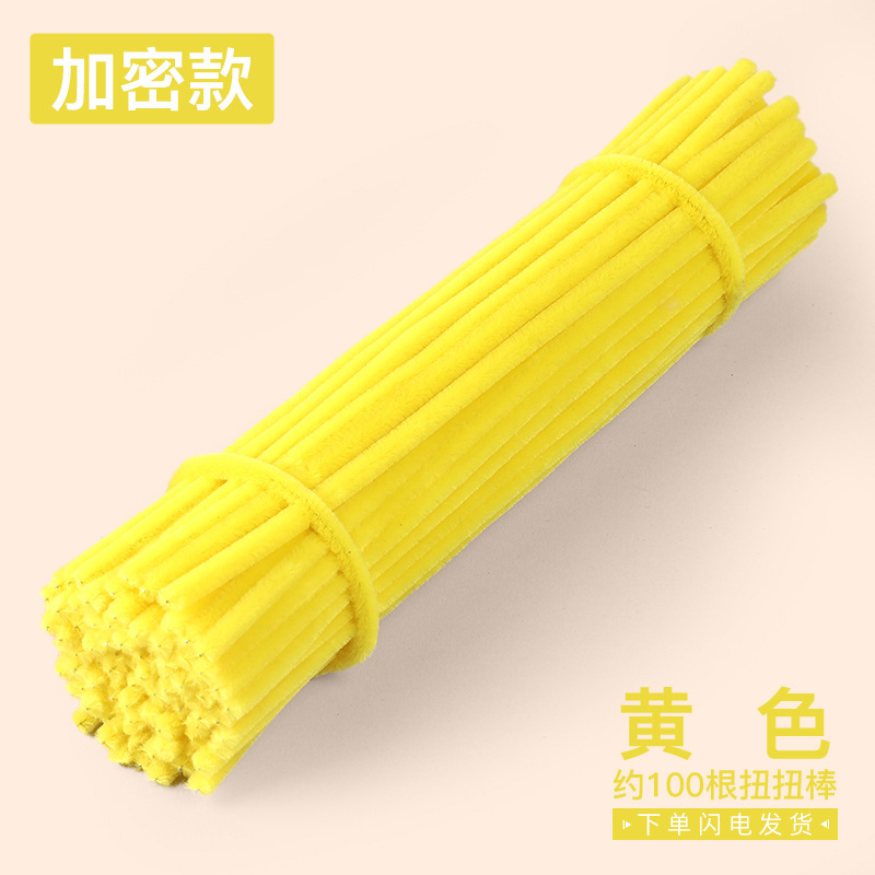 Macaron de color, raíz de pelo, cifrado, bricolaje hecho a mano, barra de torsión, venta al por mayor, juguetes para niños, paquete de material de arte