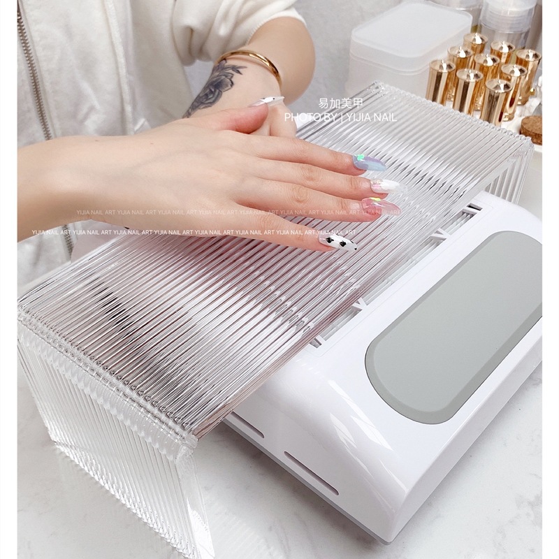 Manicura mano almohada nicho Aurora alta jalea transparente color mágico engrosada fototerapia de acrílico máquina herramienta especial Red Rojo