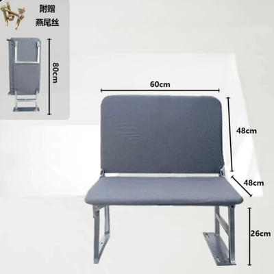 Other vehicle seats | Side-Mounted Seats, Dual/Three-Person - square-leg-60cm-double-seat-side-flip-80cm-high