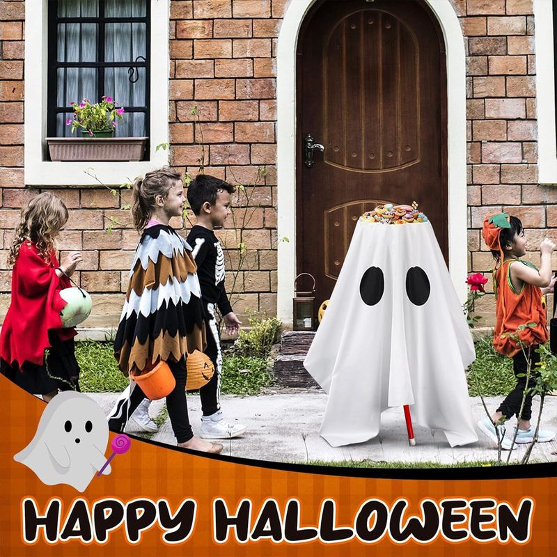 25 ハロウィンゴーストキャンディボウルスタンド照明大型魔女ゴーストポットトリックオアトリートキャンディ照明キャンディスタンドバケツ|undefined
