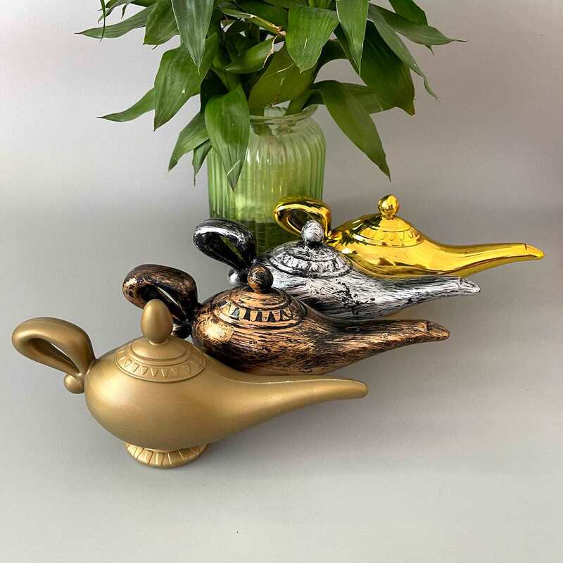 Decorations Aladdin's Magic Lamp Injection-Molded Ornaments Dance Party Performance Props Cross-Border Arabian Magic Lamp
