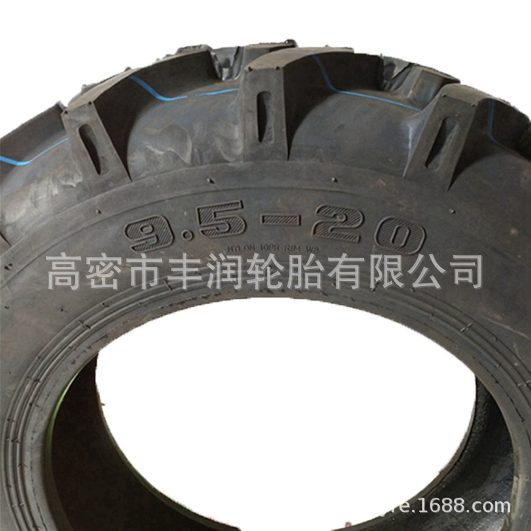 四轮拖拉机人字纹轮胎 9.5-20