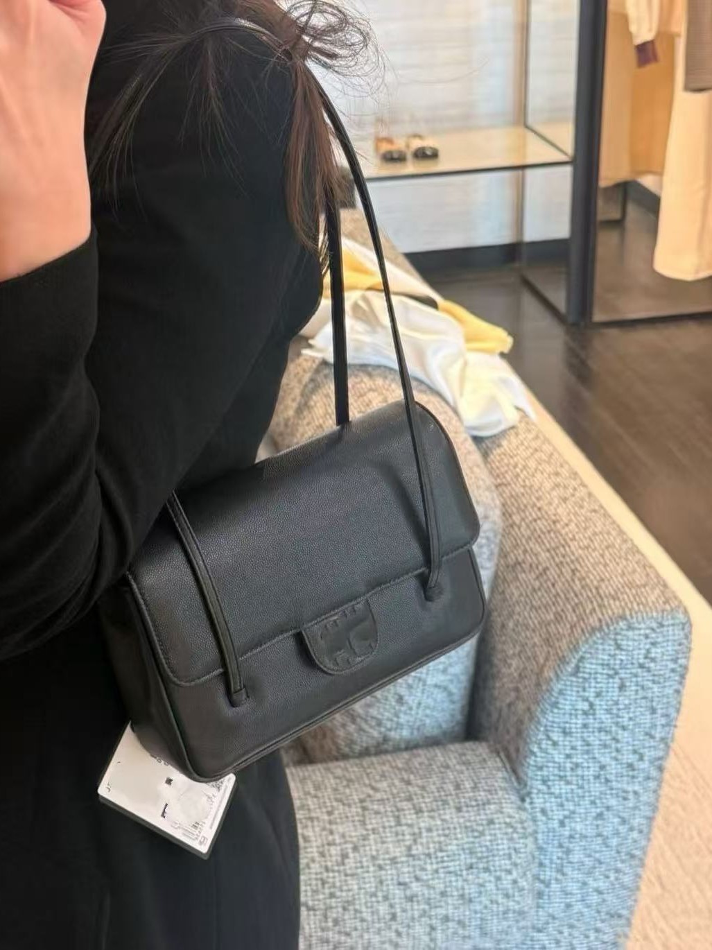 Xiangjia Bag New Model Preppy Coco Underarm Bag Shoulder Bag Preppy Bag New Model Commuter Handbag