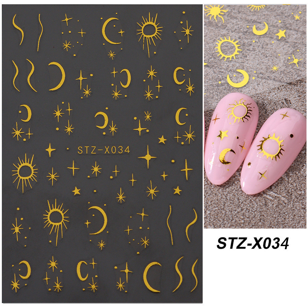 10g Weight Nail Sticker Nail Supplies 1 Set Quantity Stickers Material Starry Sky, Flower, Butterfly Pattern Retro, French Style, Simple Style Style Retro French Style Simple Style Starry Sky Flower Butterfly Stickers Nail Sticker 1 Set 6
