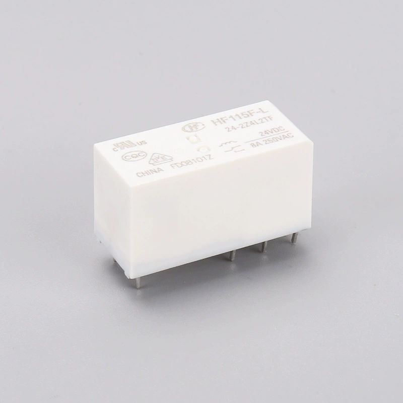 HF115F-L 24-2Z4L2TE маленький мощный релеHongfa реле двойной катушки магнитное запирающееся
