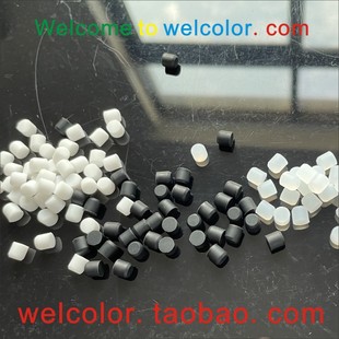 5.4 5.0*5mm Transparent Elastic Soft Rubber Straight Solid Non-porous Cylindrical Sealing Silicone Rubber Particles Slope Plug