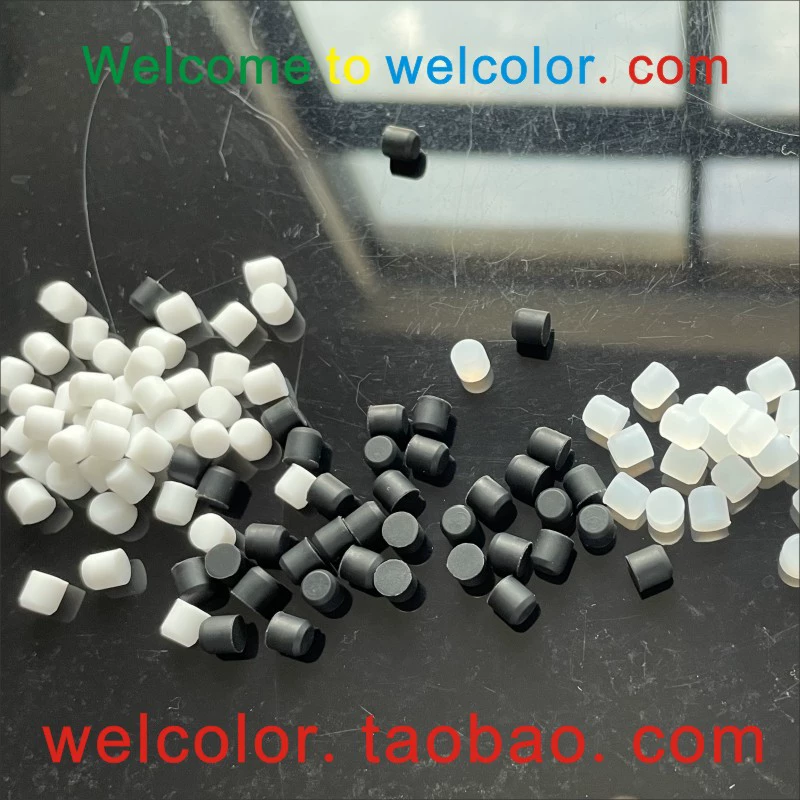 5.4 5.0*5 мм Прозрачный эластичный мягкий клей Прямой сплошной непористый цилиндрический уплотнительный силиконовый каучук с частицами скос