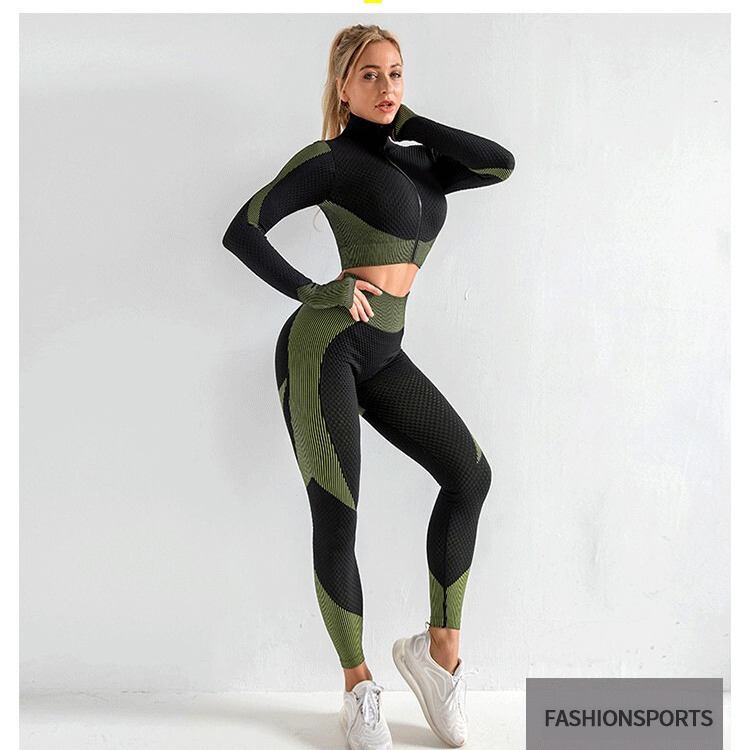 Autumn and Winter Long-Sleeve Peach Hip Yoga Outfit, Sports Fitness Tight-Fitting Set, European and American Seamless Hip-Lifting and Slimming Autumn and Winter Long-Sleeve Peach Hip Yoga Outfit, Sports Fitness Tight-Fitting Set, European and American Seamless Hip-Lifting and Slimming