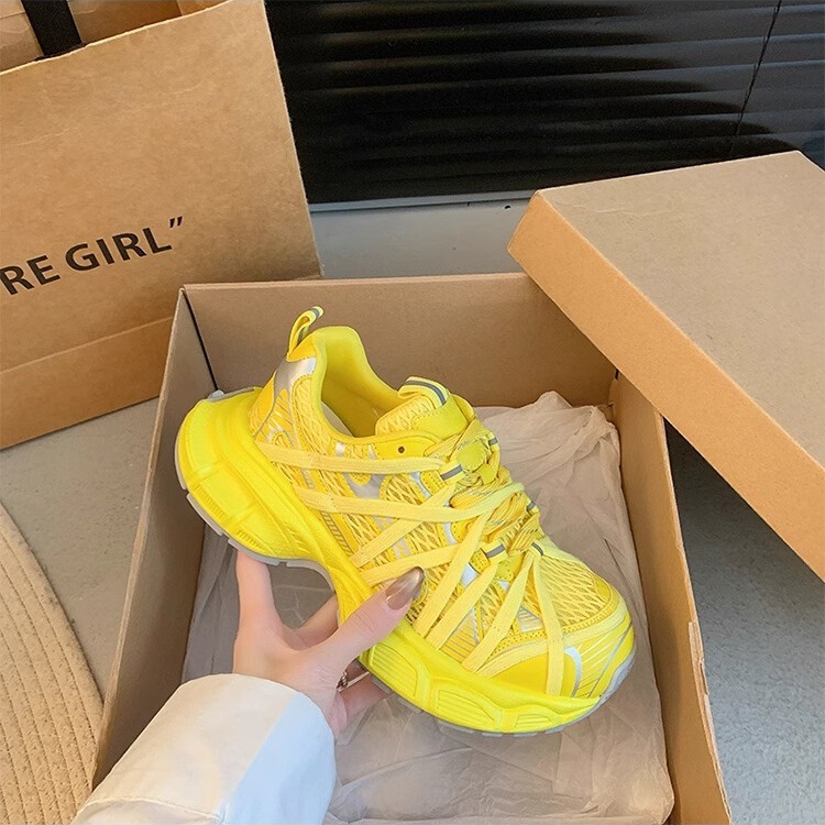 2026 Spring and Summer Hot-Selling Lace-Up Breathable Lightweight Mesh Sneakers Outdoor Hiking Jogging Casual Shoes Women's Shoes