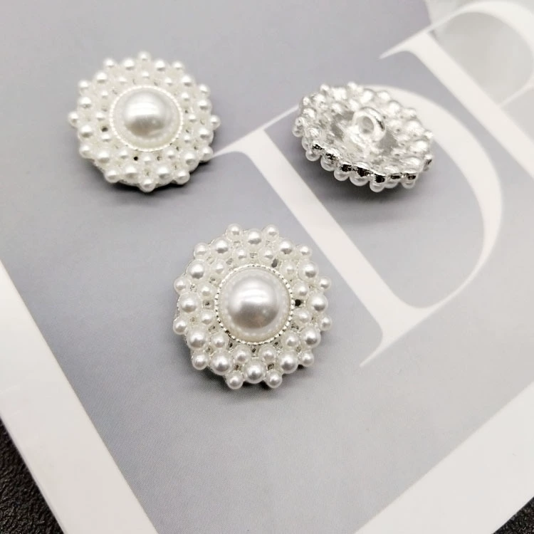 Fashionable round accessory from pearl, decorations, handmade
