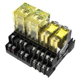 Япония и Izumi Idec Intermediate Relay RJ2S-CL-D24 8-контактный маленький тонкий тип реле оригинал подлинный