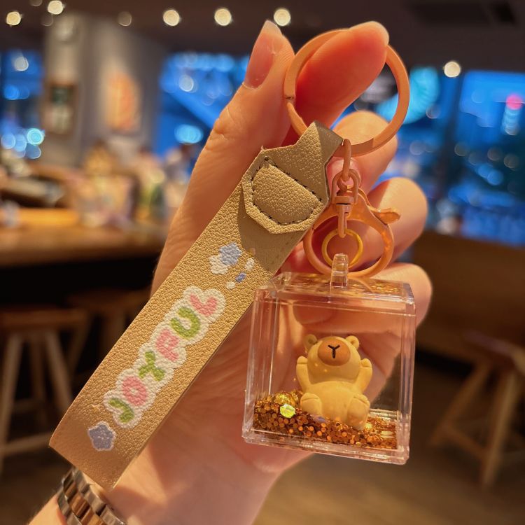 61g Weight Bag Pendant, Keychain Classification 1 Piece Quantity Holiday, Daily Occasion Acrylic Material Cartoon Character Pattern Unisex Gender Cute Style 1 Piece Cute Cartoon Character Acrylic Unisex Bag Pendant Keychain 14