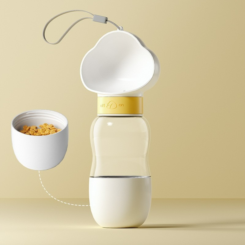[물과 음식컵] 흰구름 마시는 물 + 먹이 - 350ml + 200ml