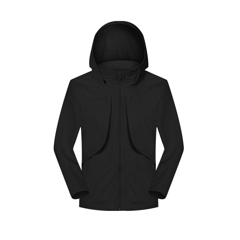 2025 Meirade con capuz de capuchón con cuello vertical dos chaquetas deportivas impermeables para mujeres chaqueta casual al aire libre