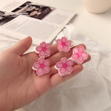 Sakura樱花小抓夹侧边夹可爱精致发夹网红ins发卡发饰2023年新款