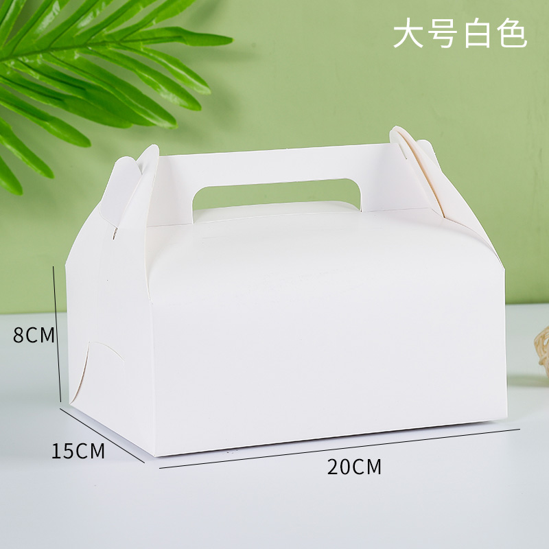 Caja de pastel de mousse portátil, caja de embalaje desechable de pan horneado, caja de embalaje de alimentos, caja de postres, caja de embalaje de bocadillos