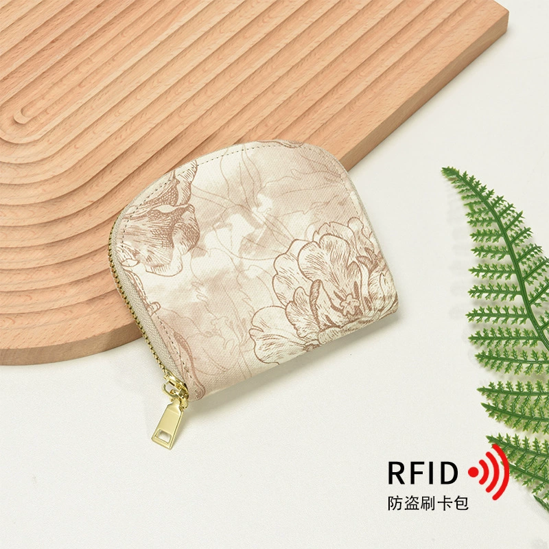 [2025RFID防盗刷风琴卡包多卡位卡套女士零钱包cardholder国潮卡包]