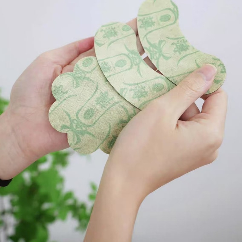 少女の背中を貼り付けます！後背薄型背中パッド、肩・首の不快感、肩こり、草薬によるツボ刺激、美背パッド15枚入り|undefined