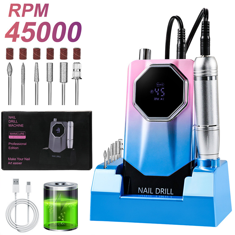 Torno Eléctrico para Uñas Portátil Recargable para Manicura image 62