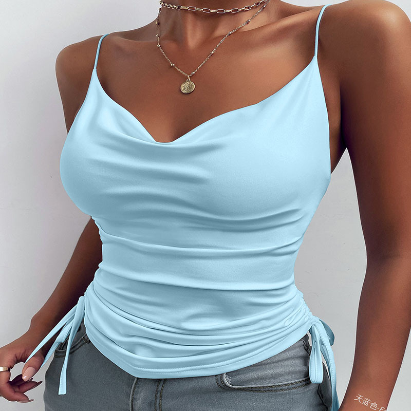 Women's Vest Tank Tops Classic Style Solid Color display picture 7