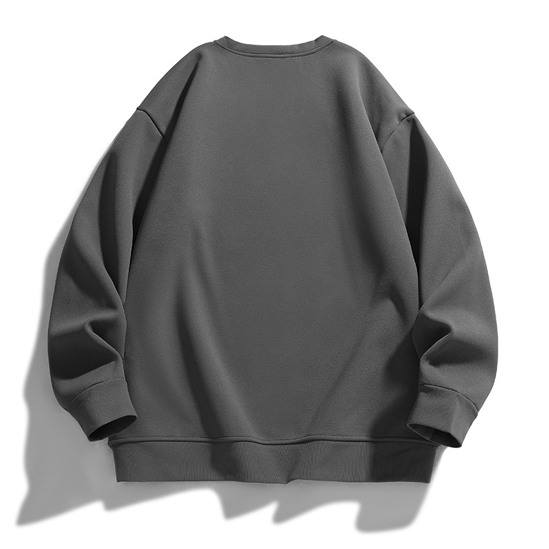 Spring New Round Neck Loose Sleeve T-Shirt Men's Trendy Versatile Sweatshirt_voghion.com