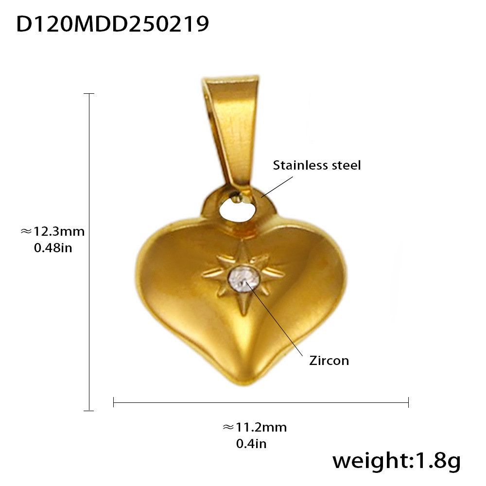 Moda misteriosa OL estilo personalidad colgante de acero inoxidable 18k oro real transfronterizo solo para los fabricantes de bombas europeas y americanas al por mayor