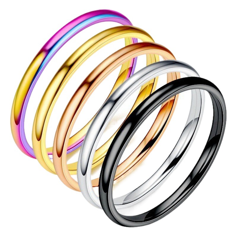 Casual and Versatile Fine Titanium Steel Ring for Women, High-End, Accessible Luxury, Niche Elegant Ring, Korean Style Women's Tail Ring