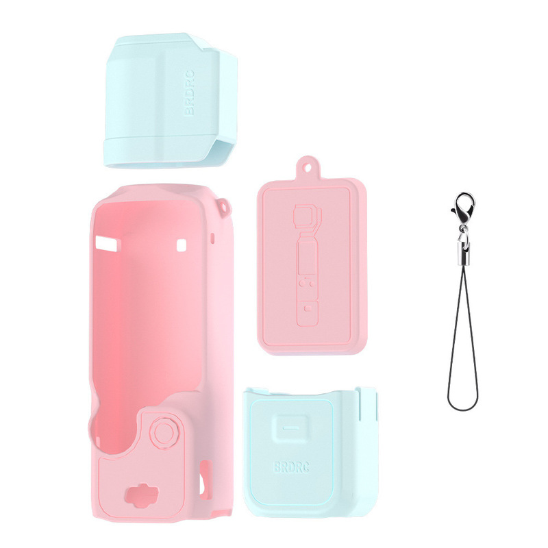 BRDRC适用大疆OSMO POCKET3 镜头保护盖机身硅胶套显示屏遮光配件|undefined